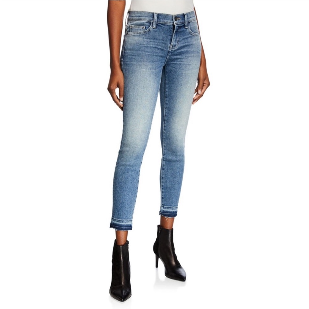 Current Elliott Stiletto Frayed Hem Jeans Size 30